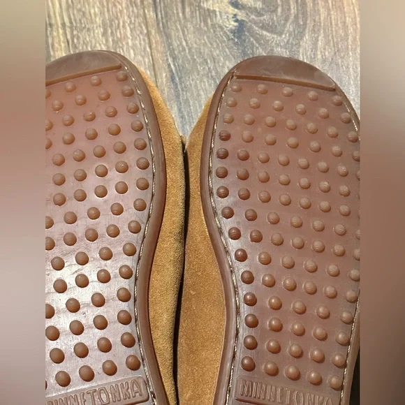 Brown Moccasin Flats size 9.5 - Picture 4 of 6